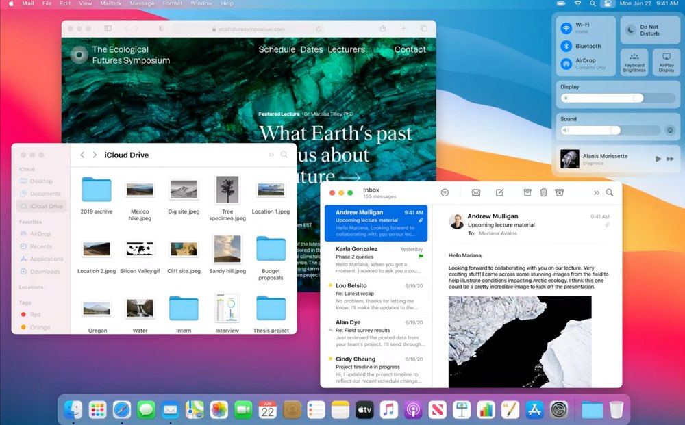 macOS Big Sur screenshot