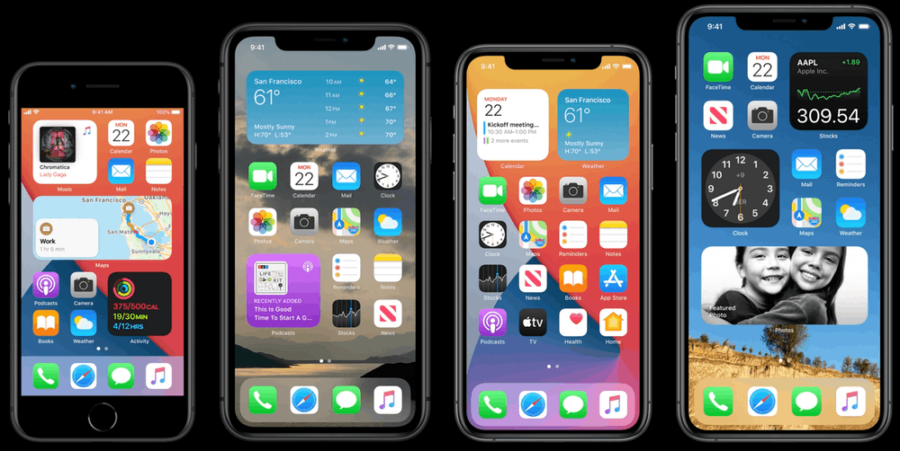 iOS 14 screenshots